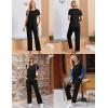 image:imageEkouaer 3 Piece Maternity Pajamas Set Postpartum Nursing Short Sleeve Breastfeeding Sleepwear Pregnancy Shorts amp Pants PjsBlack