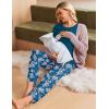 image:imageEkouaer 3 Piece Maternity Pajamas Set Postpartum Nursing Short Sleeve Breastfeeding Sleepwear Pregnancy Shorts amp Pants PjsBlue Greenflower