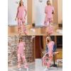 image:imageEkouaer 3 Piece Maternity Pajamas Set Postpartum Nursing Short Sleeve Breastfeeding Sleepwear Pregnancy Shorts amp Pants PjsPinkflower