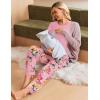 image:imageEkouaer 3 Piece Maternity Pajamas Set Postpartum Nursing Short Sleeve Breastfeeding Sleepwear Pregnancy Shorts amp Pants PjsPinkflower