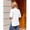 image:imageEkouaer 4 Packs Womens Maternity Shirts Short Sleeve Split Side Pregnancy Tee Tops Tunic Blouse Mama Clothes4pcs Black  Brown  Lilac  Khaki