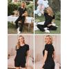 image:imageEkouaer Maternity Nursing Pajamas Set 3 Piece Postpartum Lounge Breastfeeding Pjs Pregnancy Shorts amp Pants SXXLBlack