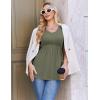 image:imageEkouaer Maternity Shirts 3 Packs Flying Short Sleeve Maternity Tops V Neck TShirt Pregnancy Clothes SXXLBlackOlive GreenGrey