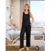 image:imageEkouaer Nursing Pajamas Maternity Robe Set 3 Pieces Postpartum Maternity Pajama Set Pregnancy Breastfeeding PjBlack