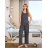 image:imageEkouaer Nursing Pajamas Maternity Robe Set 3 Pieces Postpartum Maternity Pajama Set Pregnancy Breastfeeding PjDeep Grey