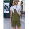image:imageEkouaer Rompers for Women Summer Casual Sleeveless Spaghetti Strap Shorts Overalls Jumpsuits Beach Outfits with PocketsArmy Green