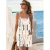 image:imageEkouaer Rompers for Women Summer Casual Sleeveless Spaghetti Strap Shorts Overalls Jumpsuits Beach Outfits with PocketsBeigetie Dye
