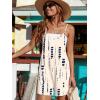 image:imageEkouaer Rompers for Women Summer Casual Sleeveless Spaghetti Strap Shorts Overalls Jumpsuits Beach Outfits with PocketsBeigetie Dye