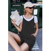 image:imageEkouaer Rompers for Women Summer Casual Sleeveless Spaghetti Strap Shorts Overalls Jumpsuits Beach Outfits with PocketsBlack