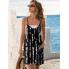 image:imageEkouaer Rompers for Women Summer Casual Sleeveless Spaghetti Strap Shorts Overalls Jumpsuits Beach Outfits with PocketsBlacktie Dye