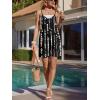 image:imageEkouaer Rompers for Women Summer Casual Sleeveless Spaghetti Strap Shorts Overalls Jumpsuits Beach Outfits with PocketsBlacktie Dye