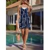 image:imageEkouaer Rompers for Women Summer Casual Sleeveless Spaghetti Strap Shorts Overalls Jumpsuits Beach Outfits with PocketsBluetie Dye