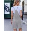 image:imageEkouaer Rompers for Women Summer Casual Sleeveless Spaghetti Strap Shorts Overalls Jumpsuits Beach Outfits with PocketsLight Gray