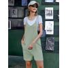 image:imageEkouaer Rompers for Women Summer Casual Sleeveless Spaghetti Strap Shorts Overalls Jumpsuits Beach Outfits with PocketsLight Green