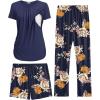 Floral Navy Blue