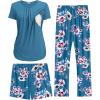 Floral Teal