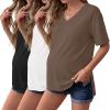 3 Pcs Black/ White/ Brown