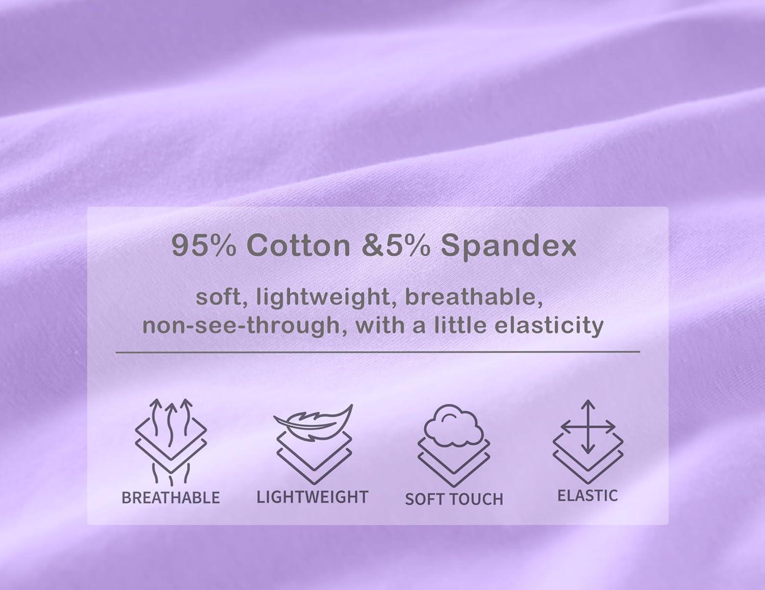 image:imageEkouaer Cotton Nightgowns for Women Vintage Victorian Nightgown Short Sleeve Lace Night Gown Long Nightdress Soft NightshirtLight Purple