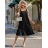 image:imageEkouaer Cotton Nightgowns for Women Long Sleeveless Nightgown Victorian Sleep Dress with Pockets Night Shirt Lounge DressBlack
