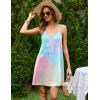 image:imageEkouaer Cotton Nightgowns for Women Sleeveless Racerback Night Gown Spaghetti Strap Sleep Dress Chemise SleepwearTie Dye