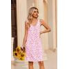 image:imageEkouaer Nightgowns for Women Bamboo Viscose Night Gown Sleeveless Sleep Shirts Tank Sleep Dress Vneck SleepwearPink Floral