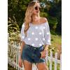 image:imageEkouaer Nightgowns for Women Bamboo Viscose Night Gowns Plus Size Sleep Shirts Short Sleeve Night Shirts Soft SleepwearGrey White Stars