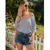 image:imageEkouaer Nightgowns for Women Bamboo Viscose Night Gowns Plus Size Sleep Shirts Short Sleeve Night Shirts Soft SleepwearLight Grey