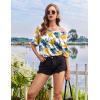 image:imageEkouaer Plus Size Nightgowns for Women Oversized Sleep Shirt Short Sleeve Nightshirt TShirt Dress Sleepwear S4XLFloral Tye Dye