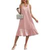 image:imageEkouaer Cotton Nightgowns for Women Long Sleeveless Nightgown Victorian Sleep Dress with Pockets Night Shirt Lounge DressLight Pink
