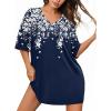 Navy Blue Flower