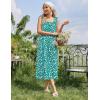 image:imageEkouaer Cotton Nightgowns for Women Long Sleeveless Night Gown Victorian Sleep dress Soft Night Dress Ladies SleepwearGreen Floral