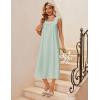 image:imageEkouaer Cotton Nightgowns for Women Long Sleeveless Night Gown Victorian Sleep dress Soft Night Dress Ladies SleepwearLight Green