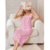 image:imageEkouaer Cotton Nightgowns for Women Long Sleeveless Night Gown Victorian Sleep dress Soft Night Dress Ladies SleepwearPink Floral