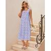 image:imageEkouaer Cotton Nightgowns for Women Long Sleeveless Night Gown Victorian Sleep dress Soft Night Dress Ladies SleepwearPurple Speckle