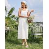 image:imageEkouaer Cotton Nightgowns for Women Long Sleeveless Night Gown Victorian Sleep dress Soft Night Dress Ladies SleepwearWhite