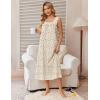 image:imageEkouaer Cotton Nightgowns for Women Long Sleeveless Night Gown Victorian Sleep dress Soft Night Dress Ladies SleepwearYellow Floral
