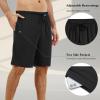 image:imageEkouaer Mens Pajama Shorts Bamboo Rayon Pj Bottoms Soft Sleep Shorts Soft Drawstring Loungewear With Pockets 2 Pack S3XLBlack and Red2 Pcs