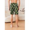 image:imageEkouaer Mens Pajama Shorts Soft Sleepwear Bottoms Elastic Waistband Loungewear Breathable Men Shorts with PocketsArmy Green Bigfoot