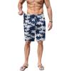 image:imageEkouaer Mens Pajama Shorts Soft Sleepwear Bottoms Elastic Waistband Loungewear Breathable Men Shorts with PocketsCoconut Tree