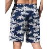 image:imageEkouaer Mens Pajama Shorts Soft Sleepwear Bottoms Elastic Waistband Loungewear Breathable Men Shorts with PocketsCoconut Tree