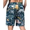 image:imageEkouaer Mens Pajama Shorts Soft Sleepwear Bottoms Elastic Waistband Loungewear Breathable Men Shorts with PocketsDinosaur