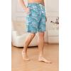 image:imageEkouaer Mens Pajama Shorts Soft Sleepwear Bottoms Elastic Waistband Loungewear Breathable Men Shorts with PocketsFlamingos