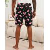 image:imageEkouaer Mens Pajama Shorts Soft Sleepwear Bottoms Elastic Waistband Loungewear Breathable Men Shorts with PocketsFruit Watermelon and Lemon