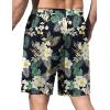 image:imageEkouaer Mens Pajama Shorts Soft Sleepwear Bottoms Elastic Waistband Loungewear Breathable Men Shorts with PocketsTropical Flowers