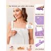 image:imageEkouaer Towel Wrap for Women Spa Bath Robe Lightweight Terry Cloth Wrap Adjustable Shower Robe with Headband SXLWhite