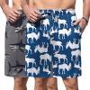 Blue Print and Gray Shark