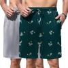 Stripe and Dark Green Print
