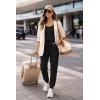 image:imageEkouaer Jumpsuits for Women Casual Summer Sleeveless 2026 Ribbed One Piece Romper Dressy Vacation Clothes Travel OutfitsBlack