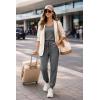 image:imageEkouaer Jumpsuits for Women Casual Summer Sleeveless 2026 Ribbed One Piece Romper Dressy Vacation Clothes Travel OutfitsDark Grey