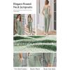 image:imageEkouaer Jumpsuits for Women Casual Summer Sleeveless 2026 Ribbed One Piece Romper Dressy Vacation Clothes Travel OutfitsIce Green